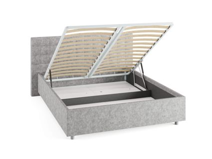 Кровать Сонум Siena Рогожка Марсала (с подъемным механизмом) 120х200