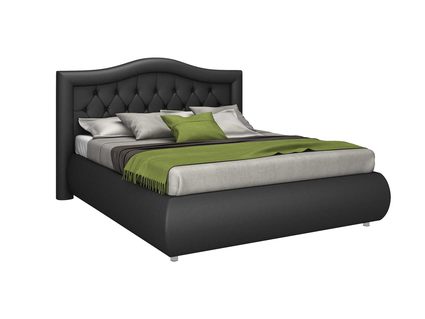 Кровать Sleeptek Premier 6 Экокожа Black 140х190