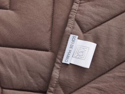 Покрывало Софи де Марко Робби (шоколад) 160х220