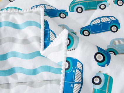 Комплект постельного белья Софи де Марко Авто Чайка (белый) с одеялом 1,5-спальный