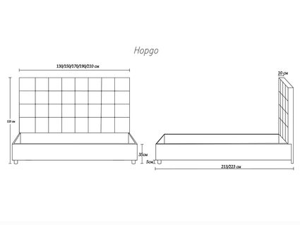 Кровать Димакс Нордо Нуар с подъемным механизмом