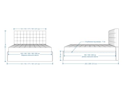 Кровать Lonax Аврора велюр Dolly-2 (с подъемным механизмом) 120х195
