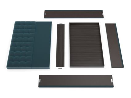 Кровать Lonax Аврора велюр Dolly-2 (с подъемным механизмом) 120х195