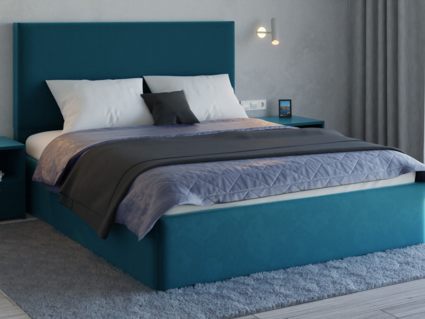 Кровать Lonax Фелиса велюр Dolly-13 (с основанием) 120х195