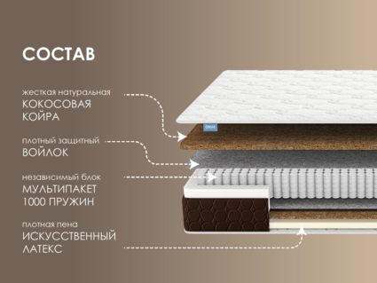 Матрас Димакс Мега Лайт хард 62