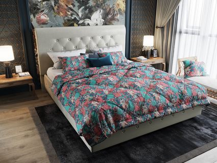 Кровать Димакс Андрия Крем с подъемным механизмом 180х190