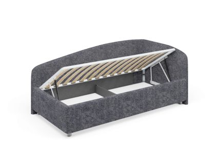 Кровать Сонум Paola Экокожа Платиновый перламутр (с подъемным механизмом) 90х200