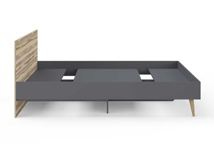 Кровать Сонум Ines Ясень ориноко + графит 80х190