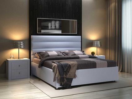 Кровать Sleeptek Premier 4 Велюр 20 (с подъемным механизмом) 200х200