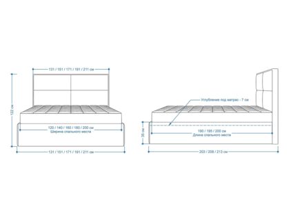 Кровать Lonax Марселла велюр Dolly-2 (с подъемным механизмом) 180х190