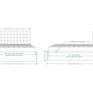 Кровать Lonax Аврора велюр Dolly-8 (с подъемным механизмом) 140х200