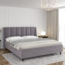 Кровать Sontelle Style Skordia Malta grey с подъемным механизмом 160х200