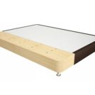 Кровать Mr.Mattress Fine Box экокожа Brown 180х190