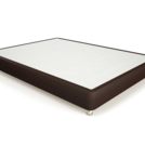 Кровать Mr.Mattress Fine Box экокожа Brown 160х190